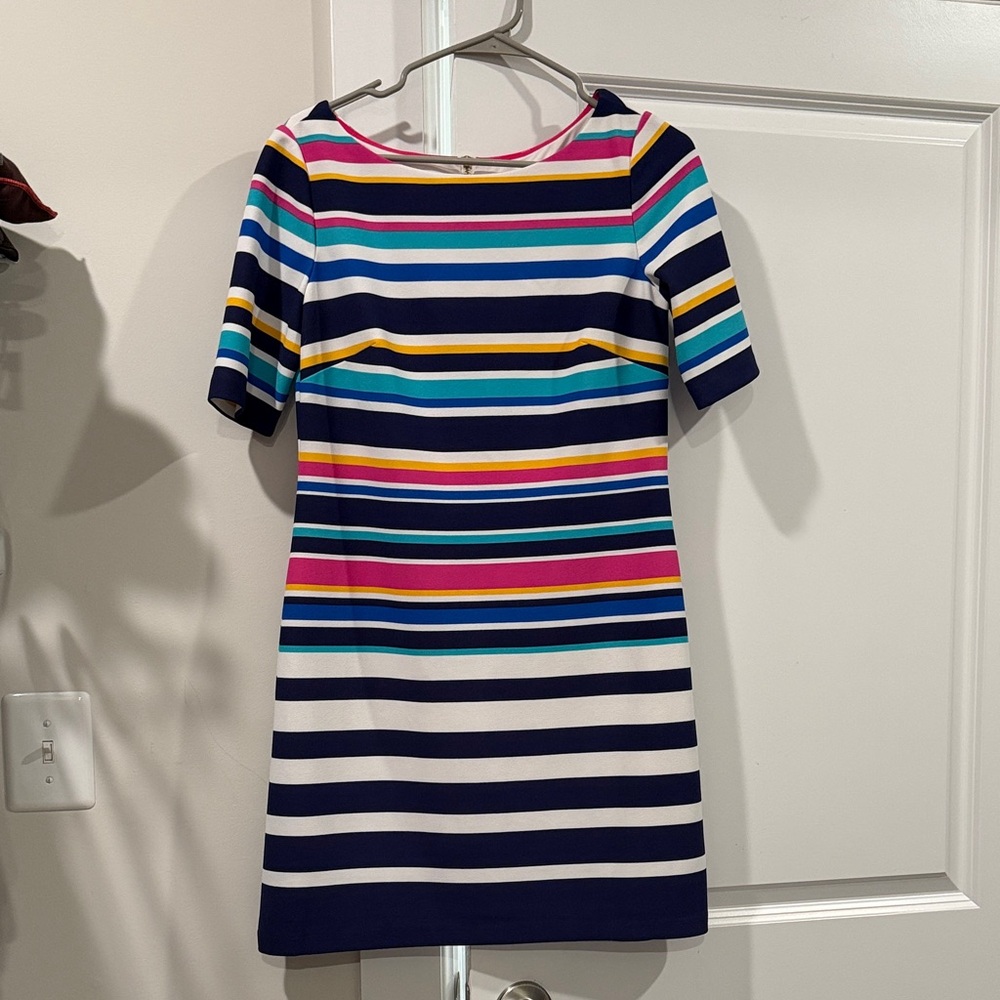 Eliza J Multicolor Striped Mini Dress